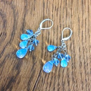 Sterling chandelier earrings